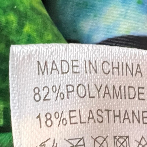 D13.19 NEW 2024 Plus Size Tankini Swimsuit Rash Guard Capris Athletic 4X - Picture 4 of 7